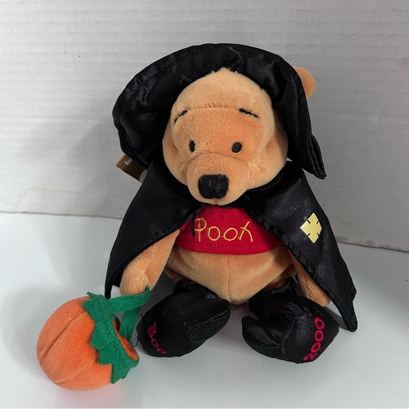 Disney Mini Bean Bag 2000 Witch Pooh 9” plush - Picture 1 of 12